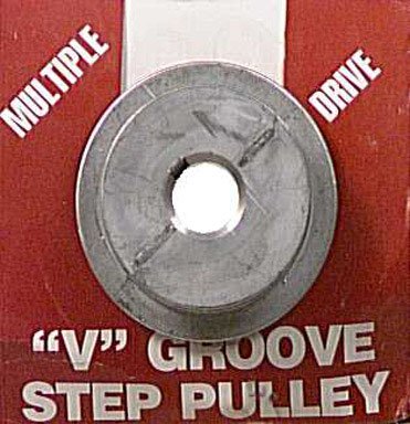 Bore V-Groove 4 Step Pulley, 5/8 Bore V-Groove 4 Step Pulley, 5/8