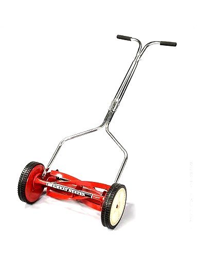 American Lawn Mower 1304-14 14-Inch Economy Push Reel Lawn Mower With T-Style Handle And Heat Treated Blades