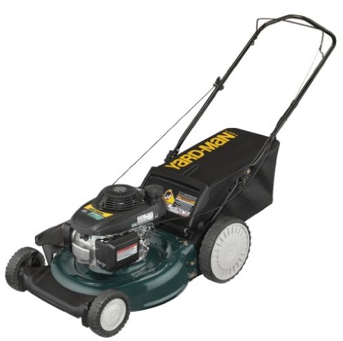 Yard-Man 11A-B29Q701 21-Inch 160cc Honda GCV Mulch/Side Discharge/Bagging Gas Powered Push Lawn Mower with High Rear Wheels