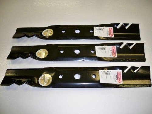 Set Of 3, Gator 3-in-1 Mulching Blades to Replace John Deere Blades GX20250, GX20819, GY20568