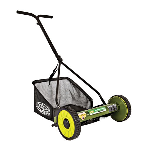 Sun Joe Mow Joe MJ500M 16-Inch Manual Reel Mower with Catcher