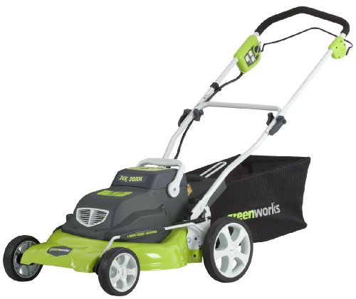Greenworks 25222 20-Inch 24-Volt Cordless 3-in-1 Lawn Mower with Removable Lead Acid Battery Greenworks 25222 20-Inch 24-Volt Cordless 3-in-1 Lawn Mower with Removable Lead Acid Battery