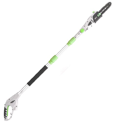 Earthwise PS40008 8-Inch 6 amp Electric Telescopic Pole Saw with 3-Position Head and 10-Foot Reach