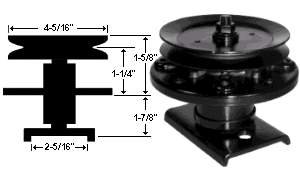 Replacement Spindle Assembly For Sears / AYP / Husqvarna # 106037X , 121622X , 121658X , 136818, 136819, 105483X