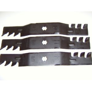 Set of 3, Heavy Duty Commercial Mulching Blade to Replace Cub Cadet 742-04053, 742-04053A, 942-04053, 942-04053A. Made in USA Set of 3, Heavy Duty Commercial Mulching Blade to Replace Cub Cadet 742-04053, 742-04053A, 942-04053, 942-04053A. Made in USA